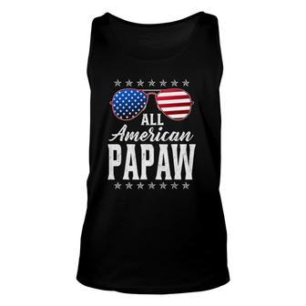 Mens All American Papaw 4Th Of Julyfathers Day Papaw Gift Unisex Tank Top - Seseable