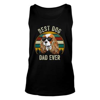 Mens Best Dog Dad Ever Cavalier King Charles Spaniel Gifts Unisex Tank Top - Seseable