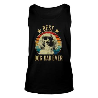 Mens Best Dog Dad Ever Dachshund Fathers Day Gift Unisex Tank Top - Seseable