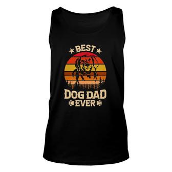 Mens Best Dog Dad Ever - Love Of Pets Unisex Tank Top - Seseable