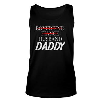 Mens Boyfriend Fiance Husband Daddy Fathers Day Gift Unisex Tank Top - Seseable