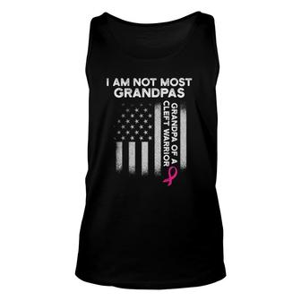 Mens Cleft Palate Lip Most Grandpa Cleft Strong Awareness Unisex Tank Top - Seseable