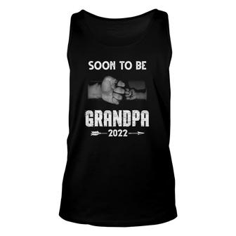 Mens Fathers Day Soon To Be Grandpa 2022 Grandpa Fathers Day Unisex Tank Top - Seseable