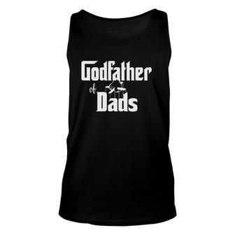 Mens Godfather Of Dads Fathers Day Grandpa Papa Granddad Mens Unisex Tank Top - Seseable