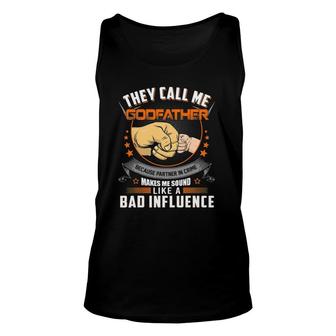 Mens Just A Regular Godfather Trying Not To Raise Liberals Unisex Tank Top - Seseable