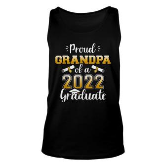 Mens Proud Grandpa Of A Class Of 2022 Graduate Senior Graduation Unisex Tank Top - Seseable