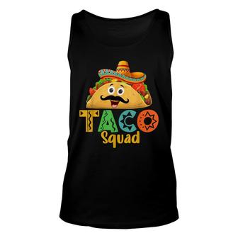 Mexican Food Lover Cinco De Mayo Taco Squad Unisex Tank Top - Seseable