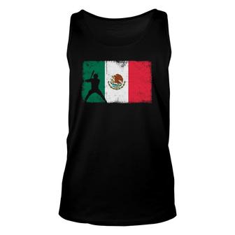Mexico Baseball Mexican Flag México Heritage Hispanic Latino Tank Top | Mazezy