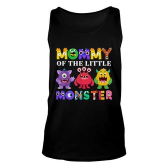 Mommy Of The Little Monster Birthday Party Family Monster Unisex Tank Top - Seseable