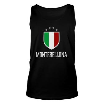 Montebelluna Italy Italian Flag Italia Unisex Tank Top - Seseable