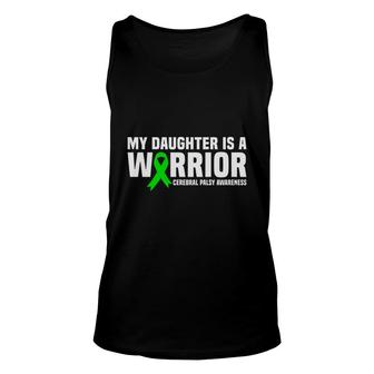 My Daughter Is A Warrior Fight Cerebral Palsy Awareness Unisex Tank Top - Seseable