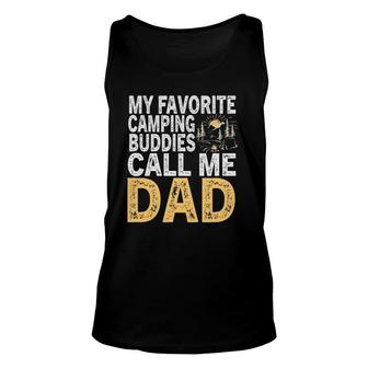 My Favorite Camping Buddies Calls Me Dad Essential Unisex Tank Top - Seseable