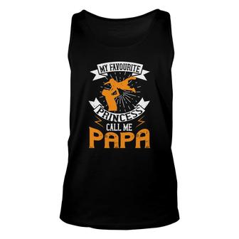 My Favorite Princess Calls Me Papa Whenever She Wants Me To Carry Her Unisex Tank Top - Seseable
