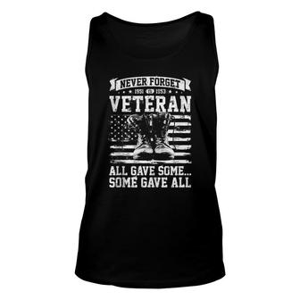 Never Forget 1951 To 1953 All Gave Some Some Gave All Unisex Tank Top - Thegiftio UK