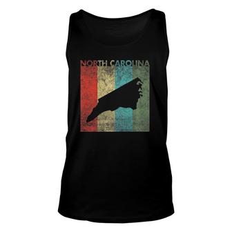 North Carolinamen Women Retro State Home Roots Gifts Unisex Tank Top - Seseable