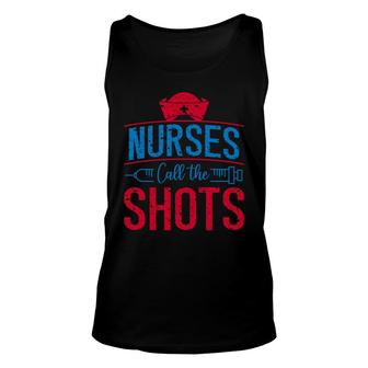 Nurses Call Me Shots Blue Needle Amazing 2022 Unisex Tank Top - Seseable