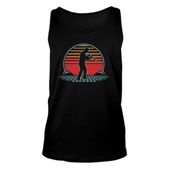 Oboe Player Retro Vintage 80S Style Oboist Musician Gift Unisex Tank Top - Seseable
