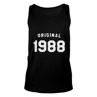 Original 1988 Trendy Print Interesting 2022 Gift Unisex Tank Top - Thegiftio