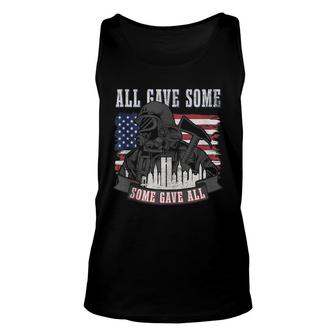 Patriot Day 911 Figherfighter All Gave Some Fireman Tribute Unisex Tank Top - Thegiftio UK