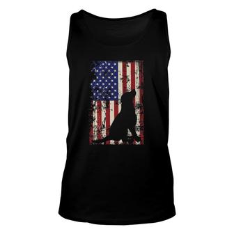 Patriotic Labrador 4Th Of July American Flag Unisex Tank Top - Seseable