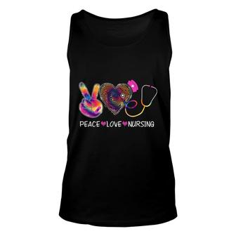Peace Love Nursing Happy Nurse Week Day On May Unisex Tank Top | Seseable UK