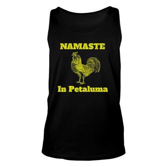 Petaluma Proud Namaste In Petaluma California Unisex Tank Top | Mazezy