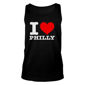 Philly - I Love Philly - I Heart Philly Unisex Tank Top | Mazezy