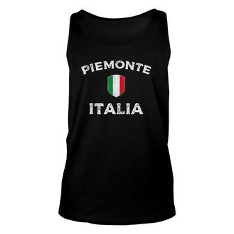 Piemonte Italia - Piedmont Italy - Italian Flag Tee Unisex Tank Top - Seseable