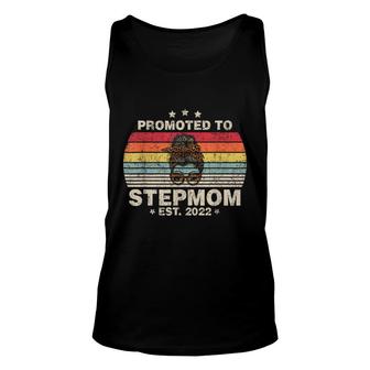 Promoted To Stepmom Est 2022 Women Retro First Time Step Mom Unisex Tank Top - Seseable