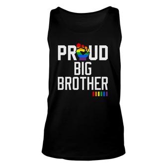 Proud Big Brother Gay Pride Month Lgbtq Unisex Tank Top - Seseable