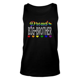 Proud Big-Brother Lgbt Gay Pride Month Lgbt Unisex Tank Top - Seseable