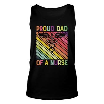 Proud Dad Of A Nurse Graphics Is Very Powful New 2022 Unisex Tank Top - Seseable