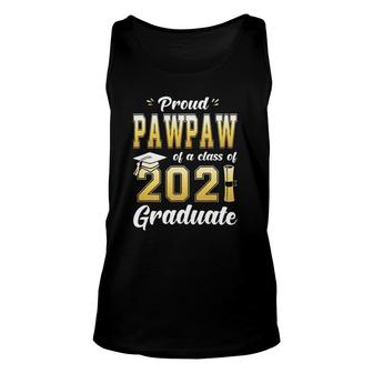 Proud Pawpaw Of A Class Of 2021 Graduate School Unisex Tank Top - Seseable