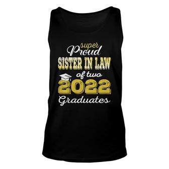 Proud Sister In Law Of 2022 Graduate Class 2022 Graduation Unisex Tank Top - Seseable