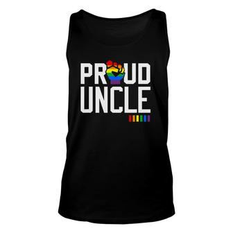 Proud Uncle Gay Pride Month Lgbtq Unisex Tank Top - Seseable