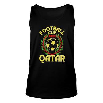 Qatar Football Cup 2022 Yellow Graphic New Trend Unisex Tank Top - Thegiftio