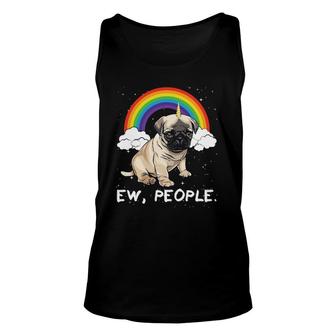 Rainbow Pug Ew People Unicorn Dog Unisex Tank Top | Mazezy UK