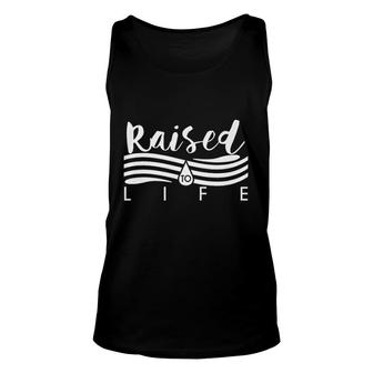 Raised To Life Gift For Christian Water Baptism Unisex Tank Top - Monsterry DE