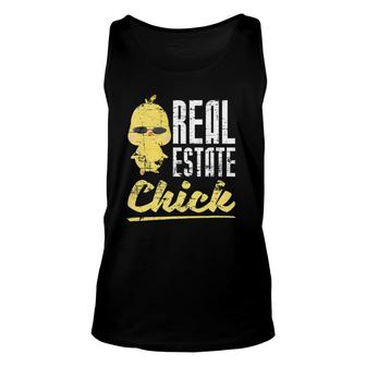Realtor Chick Funny Real Estate Agent Women Real Estate Unisex Tank Top - Seseable
