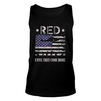 Red Friday Remember Everyone Deployed Military Army Veteran Tank Top | Mazezy