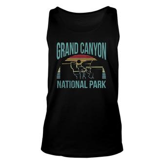 Retro Vintage National Park - Grand Canyon National Park Unisex Tank Top - Seseable