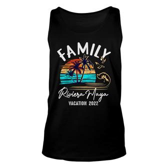 Riviera Maya Mexico 2022 Vacation Matching Family Group Unisex Tank Top - Thegiftio UK