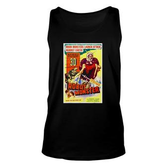 Robot Monster Halloween Sci Fi Ape Outer Space Unisex Tank Top | Mazezy
