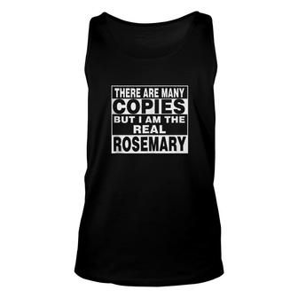 Rosemary Name Personalized Firstname Surname Unisex Tank Top - Seseable