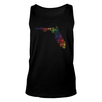 Say Gay Florida Trans Gay Pride Proud Lqbtq Unisex Tank Top | Mazezy