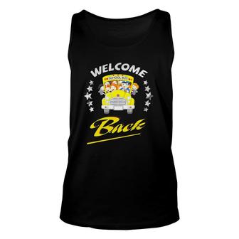 School Bus Driver Welcome Back School Bus Back To School Unisex Tank Top - Seseable