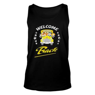 School Bus Driver Welcome Back School Bus Back To School Unisex Tank Top | Seseable CA