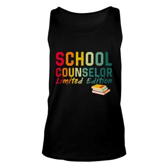 School Counselor Funny Job Title Profession Worker Unisex Tank Top - Seseable