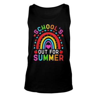 Schools Out For Summer Happy Last Day Of School Teacher Kid Unisex Tank Top - Seseable