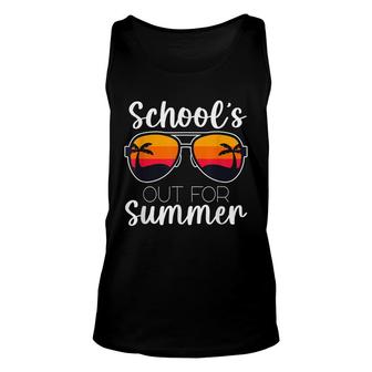 Schools Out For Summer Happy Last Day Of School Teacher Unisex Tank Top - Seseable